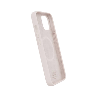Husa Puro Icon Mag Pro Magsafe Silicone pentru iPhone 13 / 14 - Roz