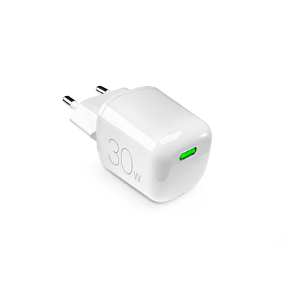Incarcator priza Puro Minipro 30W Gan Usb-c - Alb