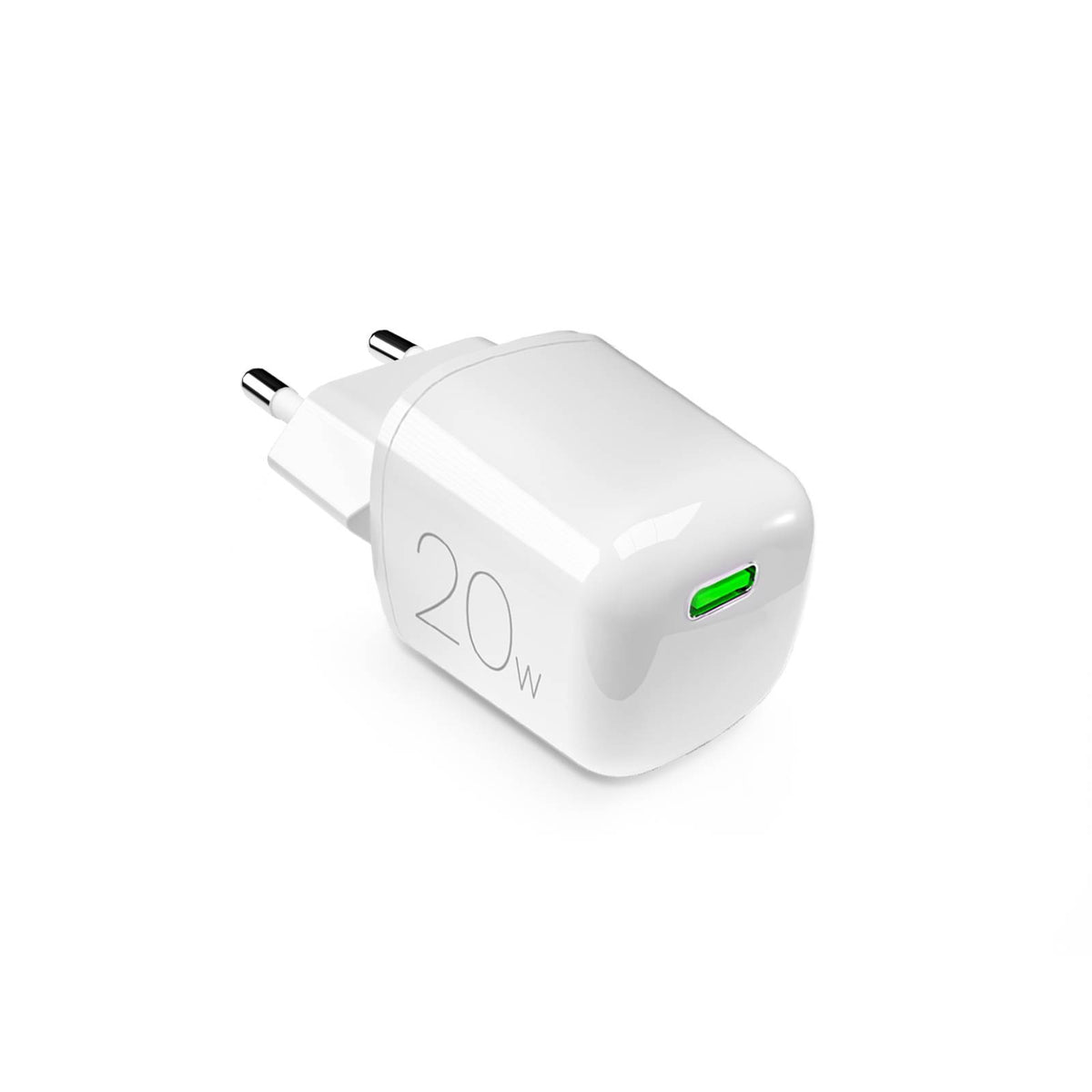 Incarcator priza Puro 20W Gan Usb-c - Alb