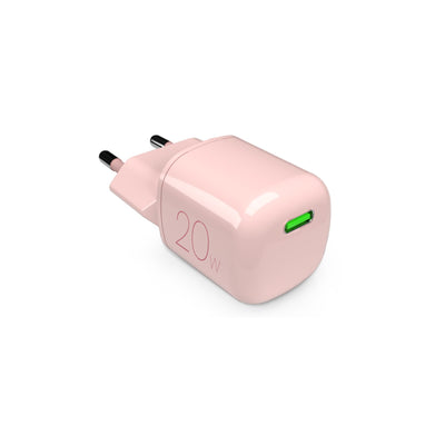 Incarcator priza Puro 20W Gan Usb-c - Roz