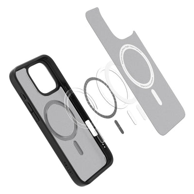 Husa Spigen Ultra Hybrid Mag cu Magsafe pentru iPhone 16 Pro - Negru