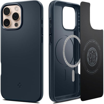 Husa Spigen Thin Fit Magsafe pentru iPhone 16 Pro - Gri inchis