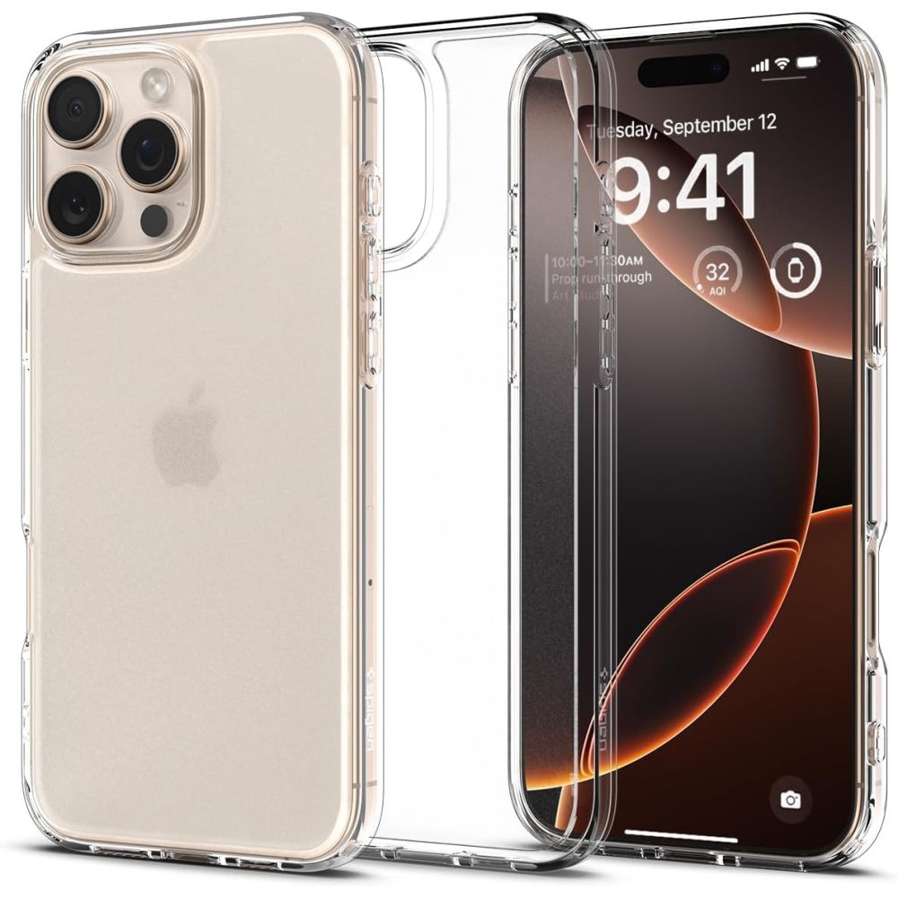 Husa Spigen Ultra Hybrid pentru iPhone 16 Pro Max - Transparent