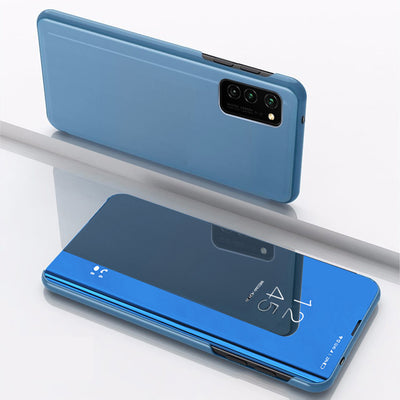 Husa Smart Transparent View pentru Samsung Galaxy S23 FE Albastru