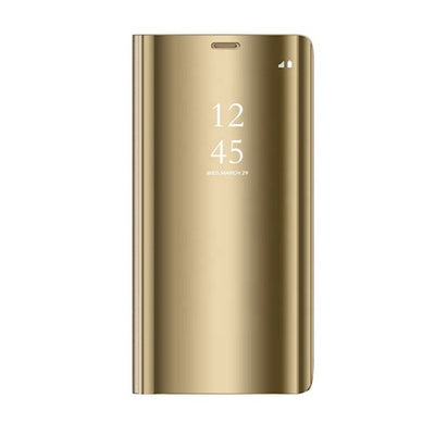 Husa Smart Transparent View pentru Samsung M31s Auriu