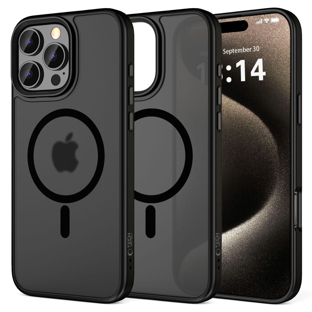 Husa Tech-protect Magmat Magsafe pentru iPhone 16 Pro Max - Negru