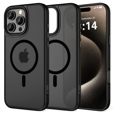 Husa Tech-protect Magmat Magsafe pentru iPhone 16 Pro Max - Negru