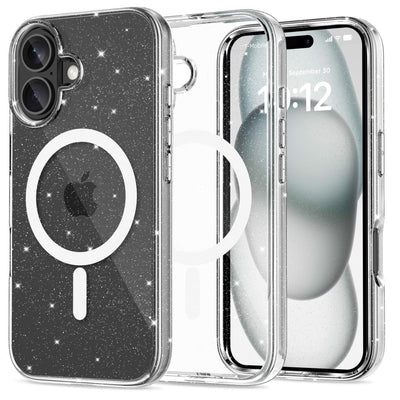 Husa Tech-protect Flexair Hybrid Magsafe iPhone 16 - Transparent