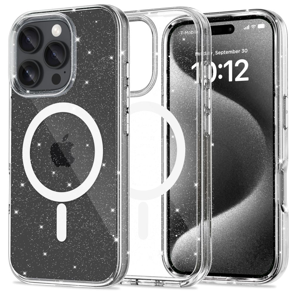 Husa Tech-protect Flexair Hybrid Magsafe pentru iPhone 16 Pro - Transparent