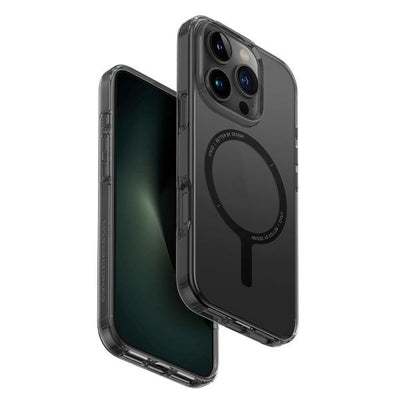 Husa Uniq Clario iPhone 16 Pro 6.3" Magclick Charging Smoke/Smoke