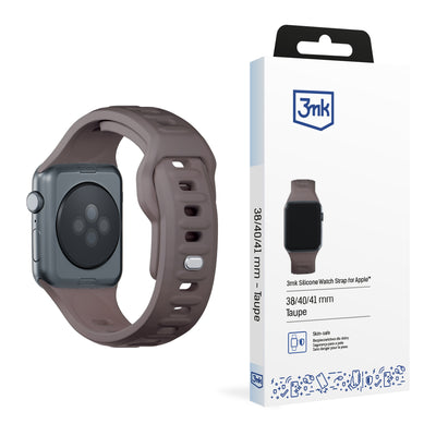 Curea 3mk Silicone pentru Apple Watch 38/40/41 Mm - Gri inchis