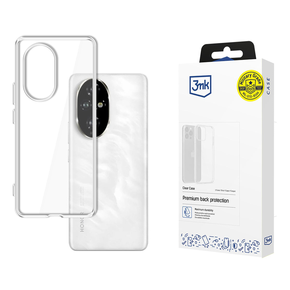 Husa 3mk Transparent pentru Honor 200 - Transparent