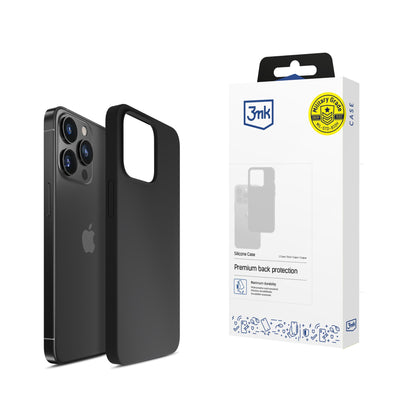 Husa 3mk Silicone pentru iPhone 16 Pro - Negru