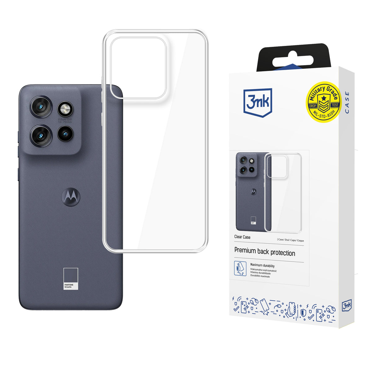 Husa 3mk Transparent pentru Motorola Edge 50 Neo - Transparent