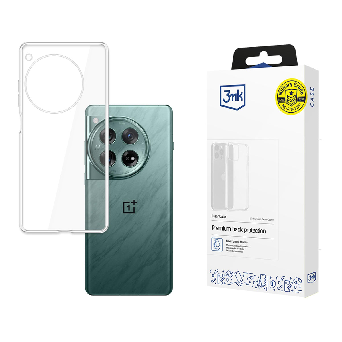 Husa 3mk Transparent pentru OnePlus 12 - Transparent