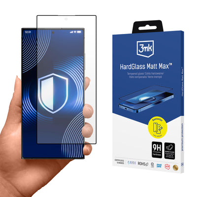 Folie sticla 3mk Hardglass Matt Max pentru Samsung Galaxy S24 Ultra