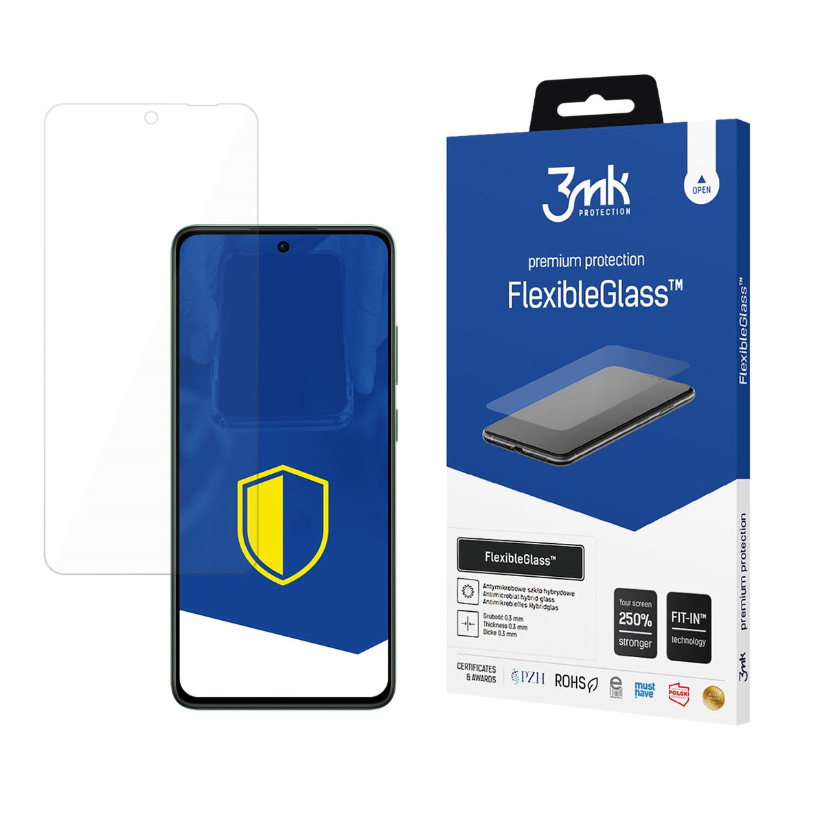 Folie sticla 3mk Flexibleglass pentru Oppo Reno 12 F FS