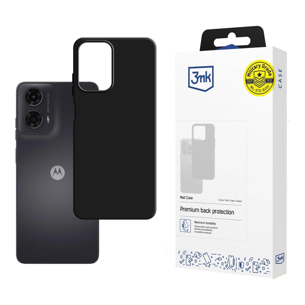 Husa 3mk Matt pentru Motorola Moto G24 - Negru