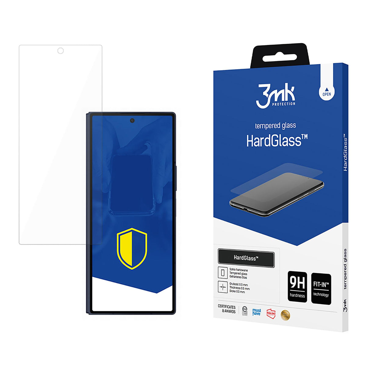Folie 3mk Hardglass™ sticla pentru Samsung Galaxy Z Fold 6 (Front)