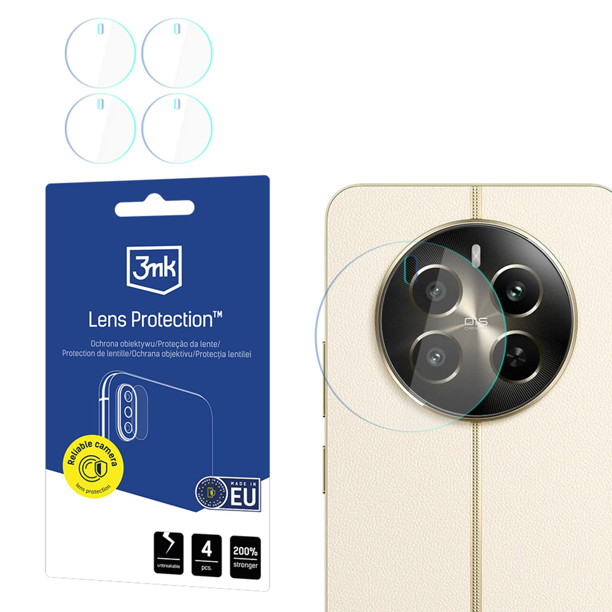 Folie 3mk Lens Protection Hybrid Camera pentru Realme 12+ 5G