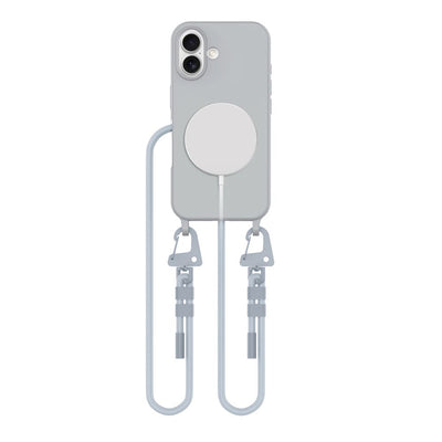 Husa Tech-protect Magnecklace Magsafe iPhone 16 - Gri