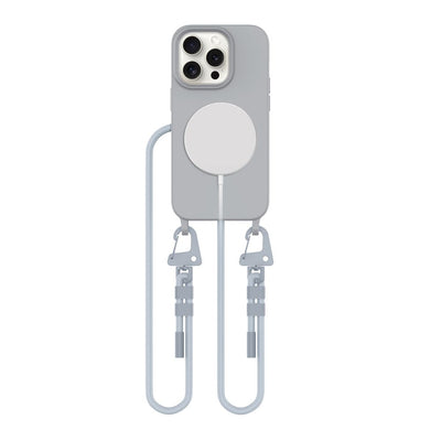 Husa Tech-protect Magnecklace Magsafe iPhone 14 Pro - Gri