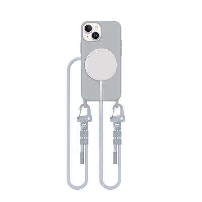 Husa Tech-protect Magnecklace Magsafe pentru iPhone 13 Mini - Gri