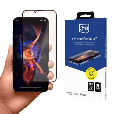 Folie sticla 3mk Eye Care Protector pentru Apple iPhone 13/13 Pro/14