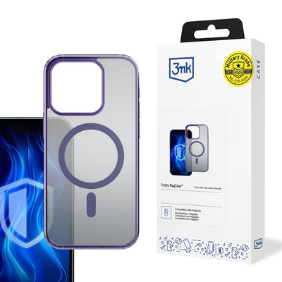 Husa 3mk Frosty Magcase Mov pentru Apple iPhone 16 Pro - Mov