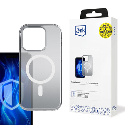 Husa 3mk Frosty Magcase Alb pentru Apple iPhone 15 Pro Max - Alb