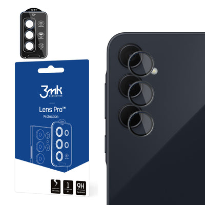 Folie camera Lens 3mk Lens Protection Pro Negru pentru Samsung Galaxy A35 5G