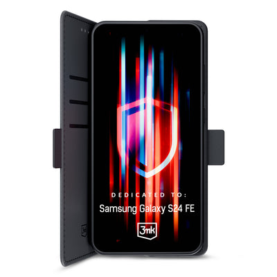 Husa 3mk Wallet pentru Samsung Galaxy S24 FE - Negru