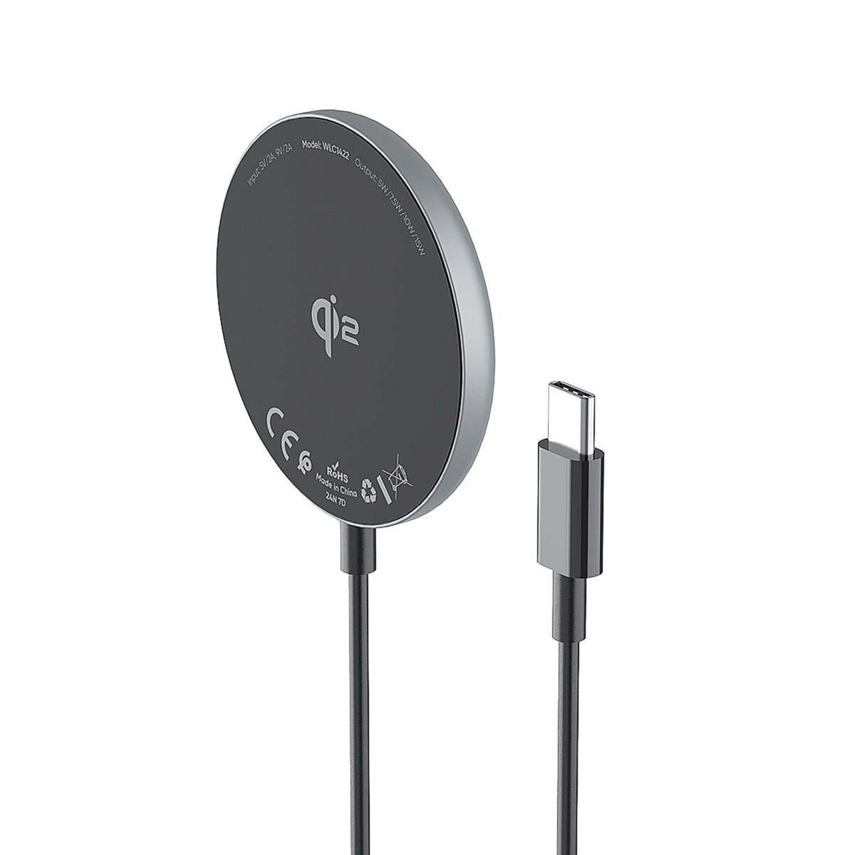 Incarcator Wozinsky 15W Wireless Qi2 Inductive - Negru
