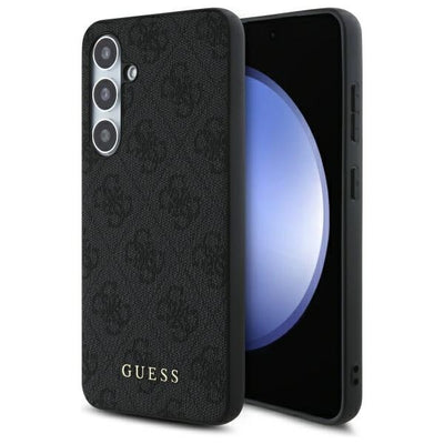 Husa Guess Guhcs24feg4gfgr S24 FE S721 Gri/Gri Hardcase 4G Metal Auriu Logo