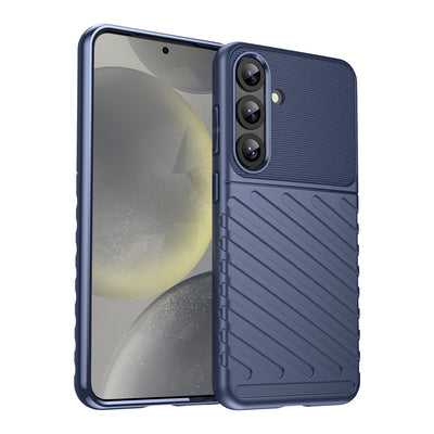 Husa Thunder pentru Samsung Galaxy S25+ Silicone Armored Cover - Albastru