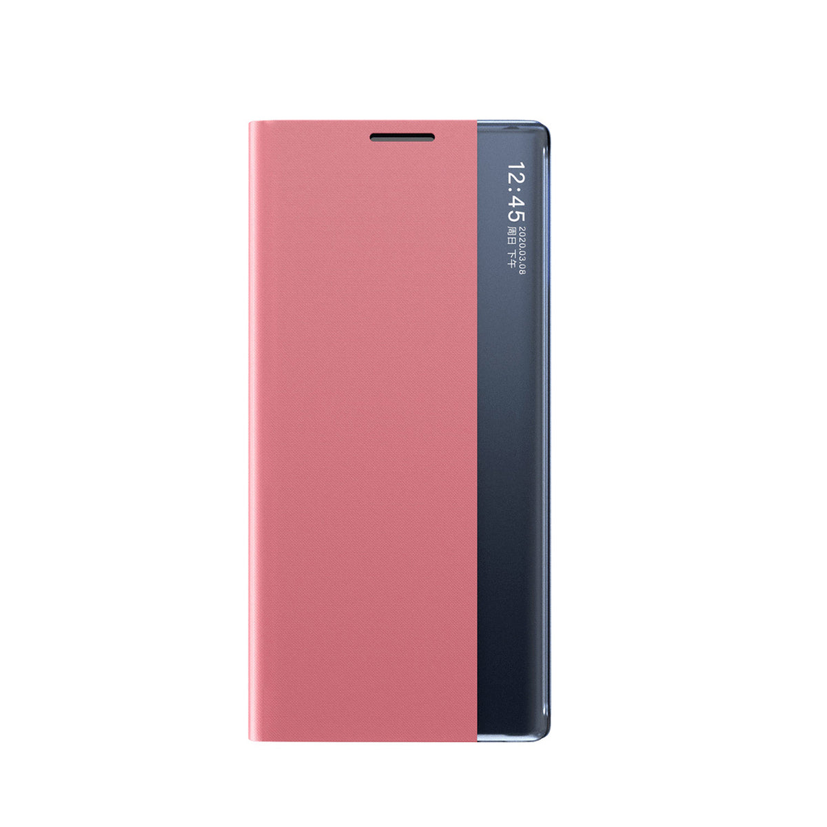 Husa New Sleep pentru Samsung Galaxy S25+ Cover cu Flip And Stand - Roz