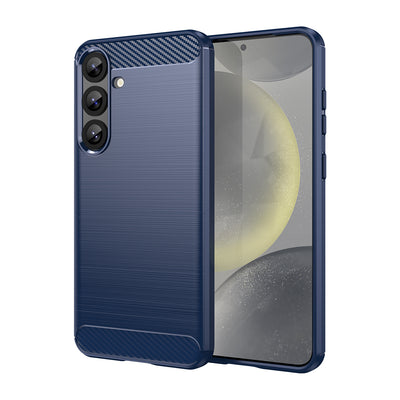 Husa Carbon pentru Samsung Galaxy S25+ - Albastru