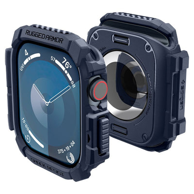 Husa Spigen Rugged Armor pentru Apple Watch 10 46mm - Bleumarin