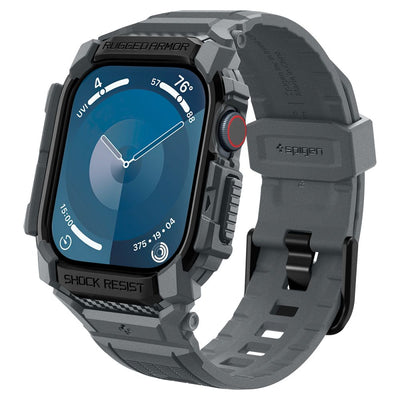Husa Spigen Rugged Armor pentru Apple Watch 10 46mm - Gri