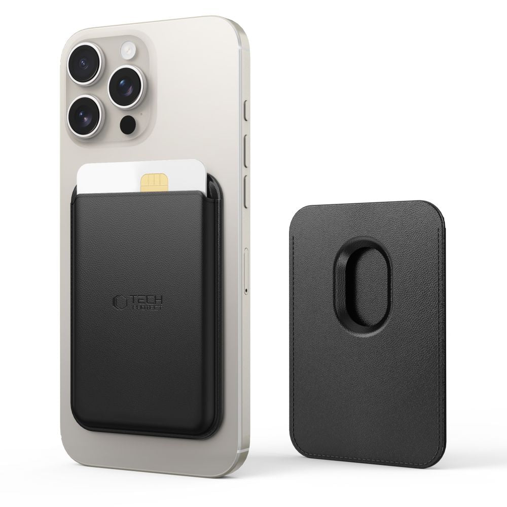 Husa Tech-protect Magwallet Magsafe Card - Negru
