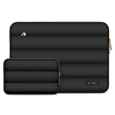 Geanta laptop Tech-protect Puffy 13-14" - Negru