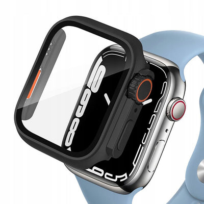 Husa Tech-protect Defense360 pentru Apple Watch 46mm - Negru - Portocaliu