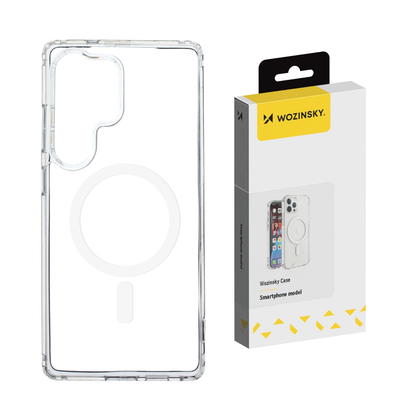 Husa Wozinsky Ultra Transparent Magsafe pentru Samsung Galaxy S25 Ultra - Transparent