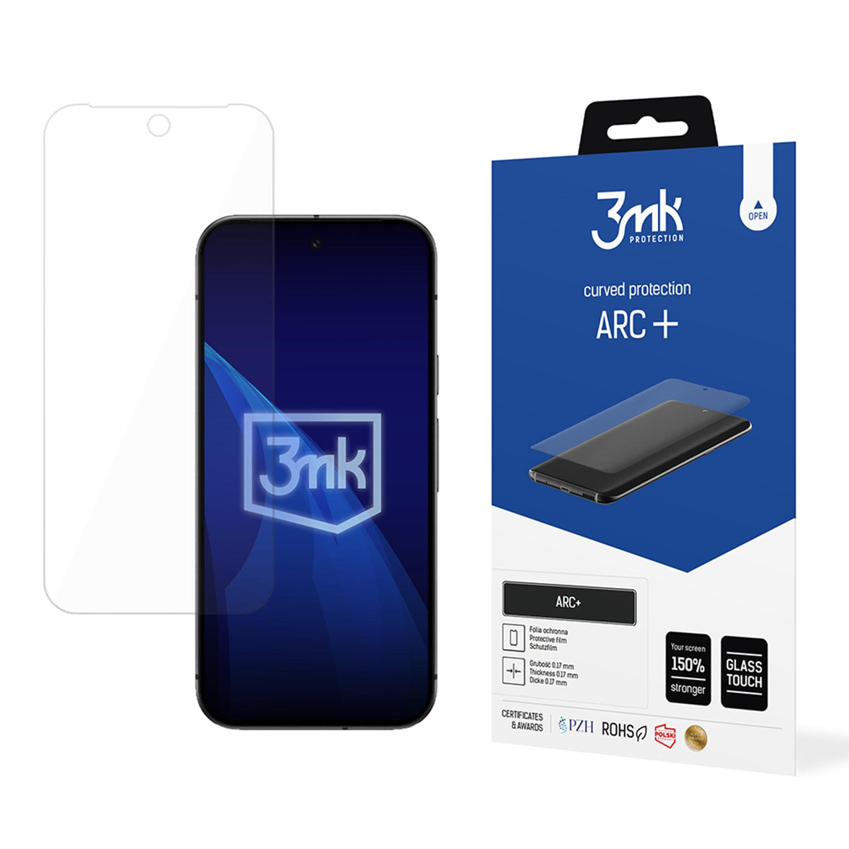 Folie 3mk ARC+ protectie pentru Google Pixel 9A