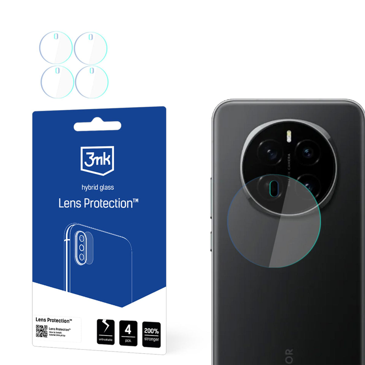 Folie 3mk Lens Protection Camera Glass pentru Honor Magic 7 Pro