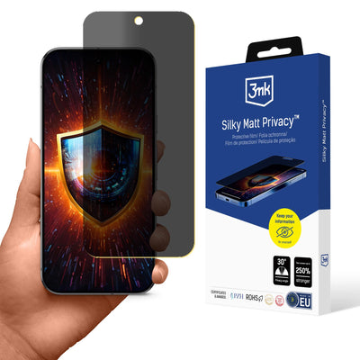 Folie Privacy protectie 3mk Silky Matt Privacy pentru Google Pixel 9 Pro