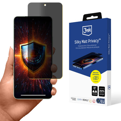 Folie Privacy protectie 3mk Silky Matt Privacy pentru Xiaomi 15 Pro