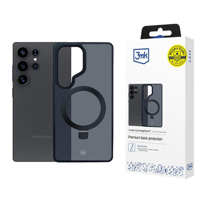 Husa 3mk Smoke Mag&Stand pentru Samsung Galaxy S25 Ultra - Negru