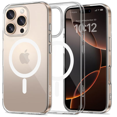 Husa Tech-protect Flexair Magsafe pentru iPhone 16 Pro - Transparent