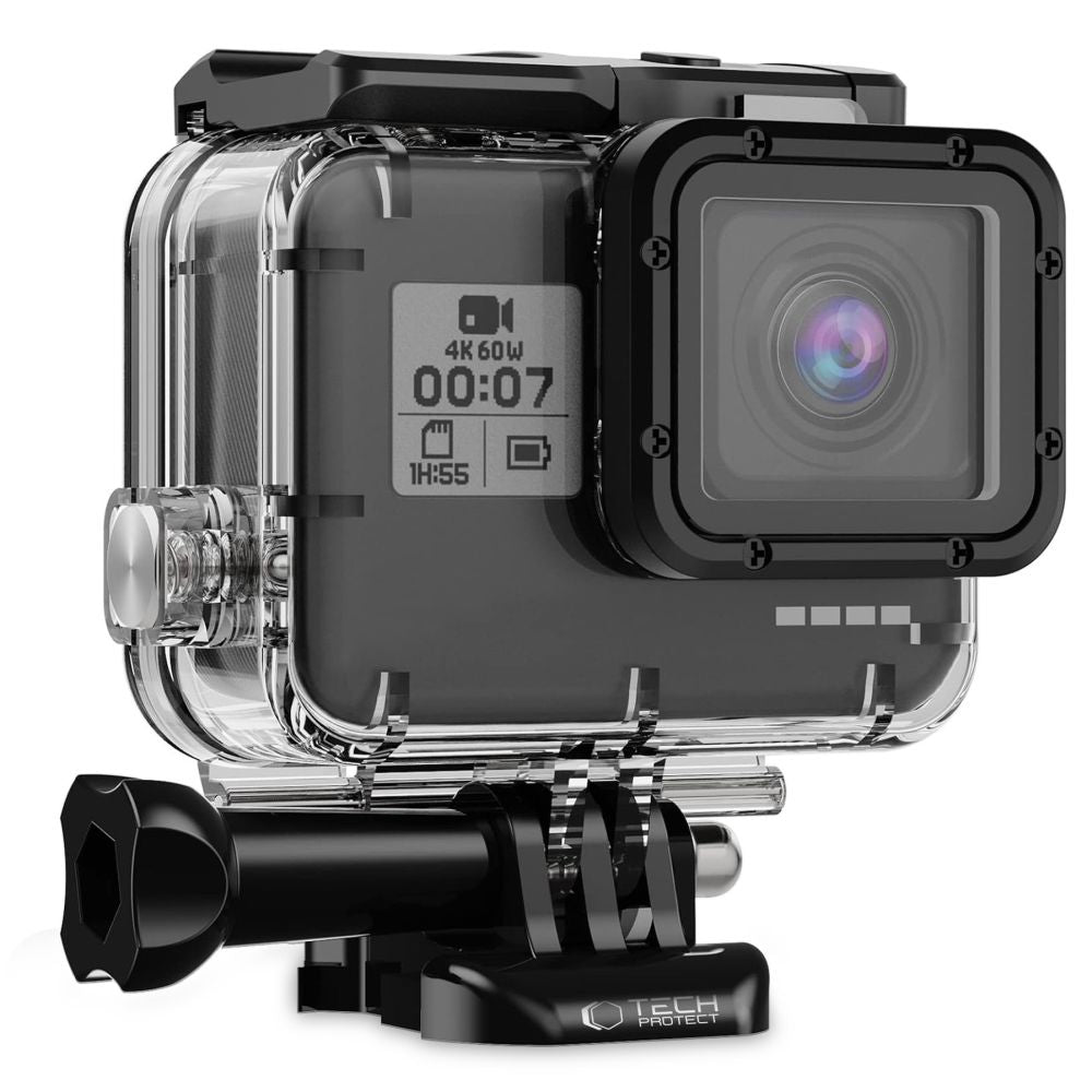 Husa Tech-protect Ga200 Waterproof pentru Gopro Hero 5 / 6 / 7 - Transparent